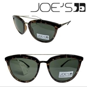 NWT Joe's Jeans Tortoise Aviator Sunglasses With Box